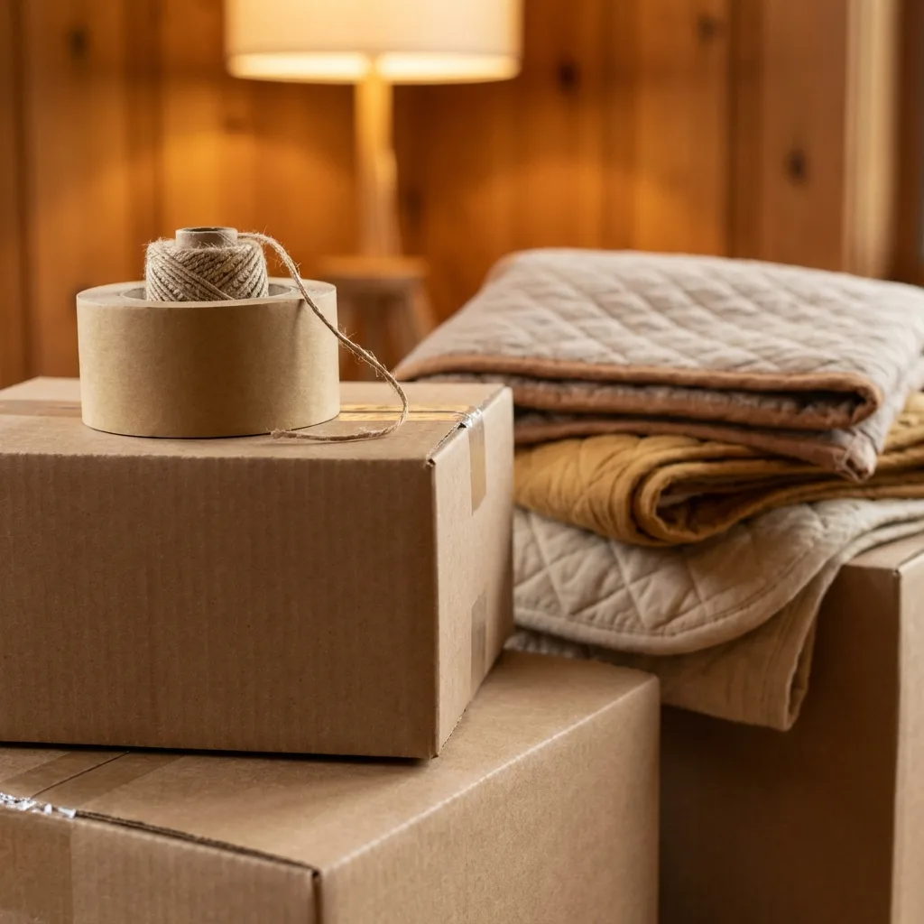 Moving supplies background